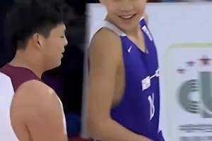 昔日15岁杨瀚森参加耐高比赛：盖帽像姚明、长传像约基奇😍